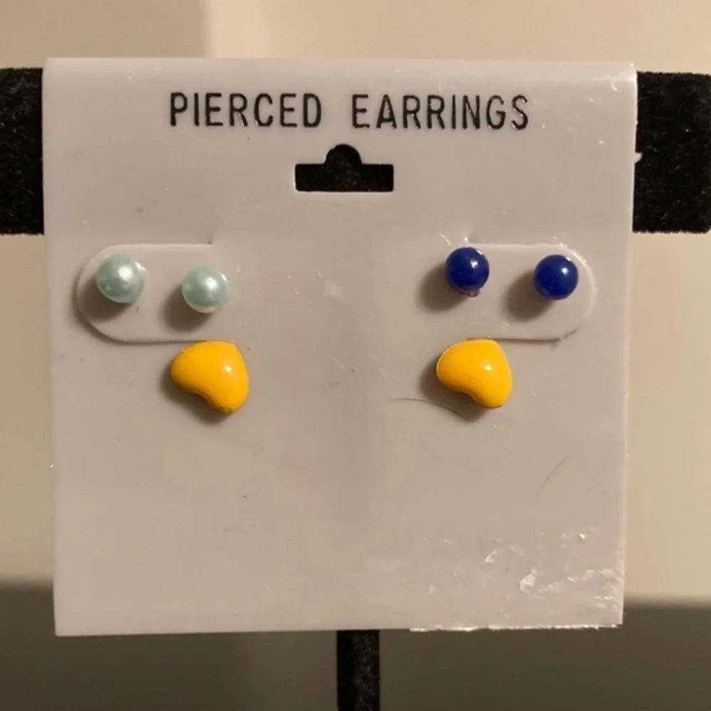 Kids Colorful Stud Earrings Set